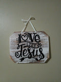 Love Like Jesus Wooden Wall Sign