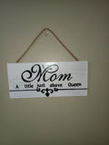Mom Wall Sign – Simple Hanging Decorative Plaque