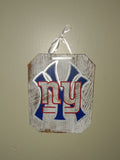 New York Giants Wooden Logo Wall Sign