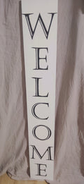 Castellar Font 4ft Wood Welcome Sign
