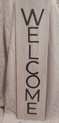 2ft Tile with Welcome Text in Montserrat Font