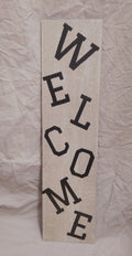 2 Ft Tile with Graduate Font Welcome Sign