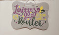 Laissez Les Bons Temps Rouler Wall Hanging Sign