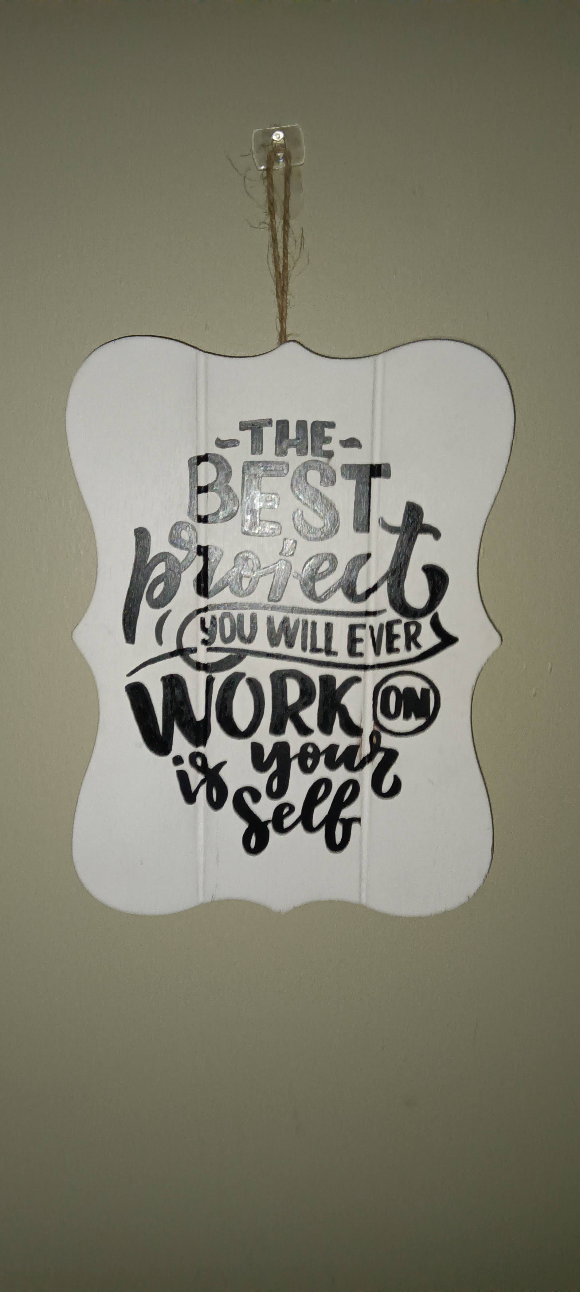 Best Project is Yourself