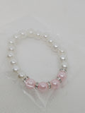 Baby Pearl Bead Bracelet with Free Earrings