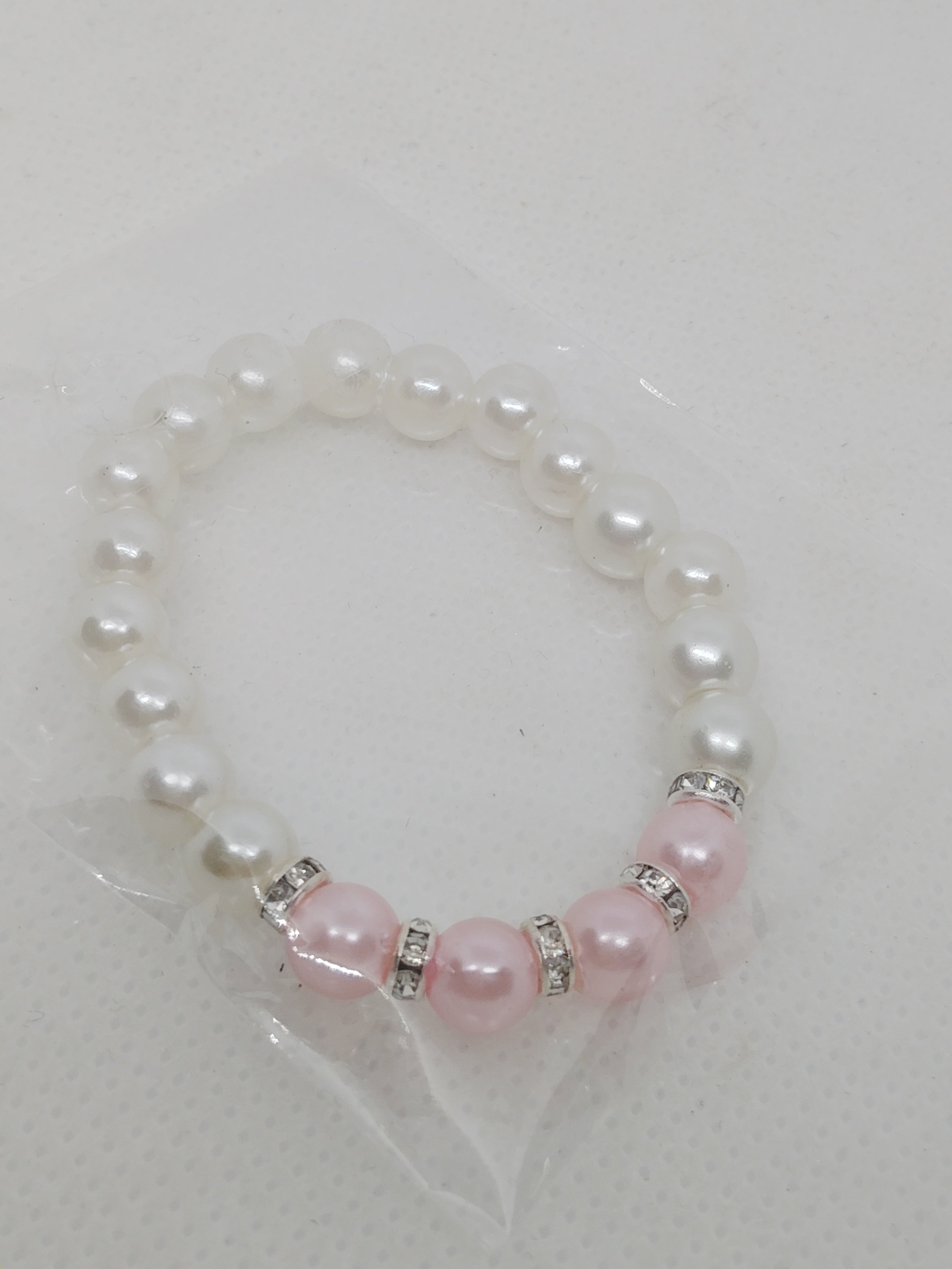 Baby Pearl Bead Bracelet with Free Earrings