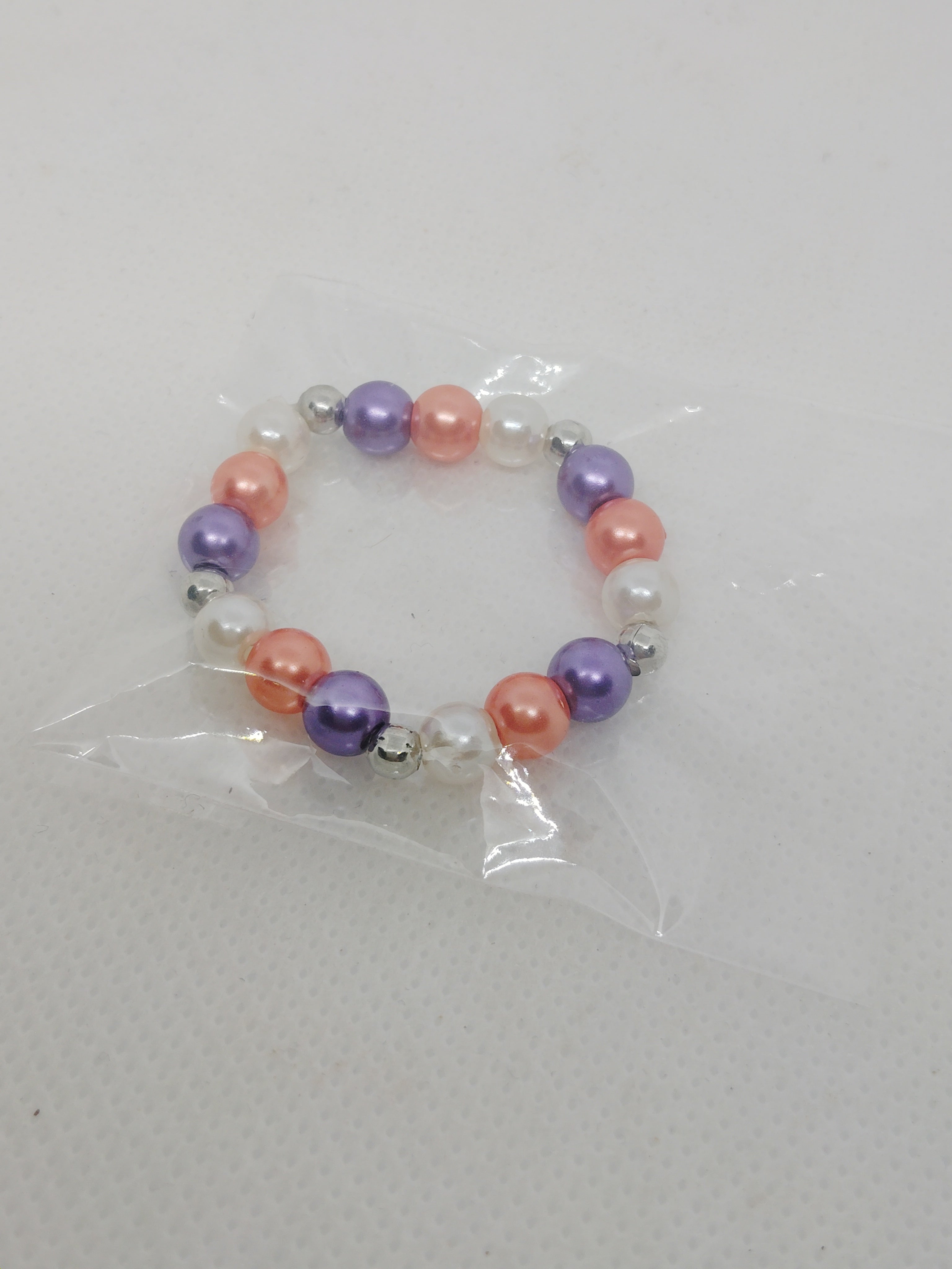 Baby Bracelet with Free Earrings – Multi-Colored Beads