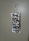 Embrace Tranquility with Our Inspirational Wooden Sign
