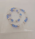 Mother and Baby Set Beaded Bracelets – Blue and Silver