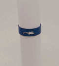 Blue Shark Cutout Ring - Mens Size 9