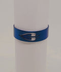 Blue Stainless Steel Men's Ring - Size 12 - Fish Design