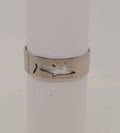 Men's Stainless Steel Shark Ring – Men's Size 10