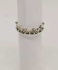 Regal Crown Silver Tone Ring – Unique Royal-Inspired Jewelry size 6