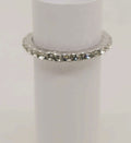 Elegant Crystal Eternity Band Ring - Size 6