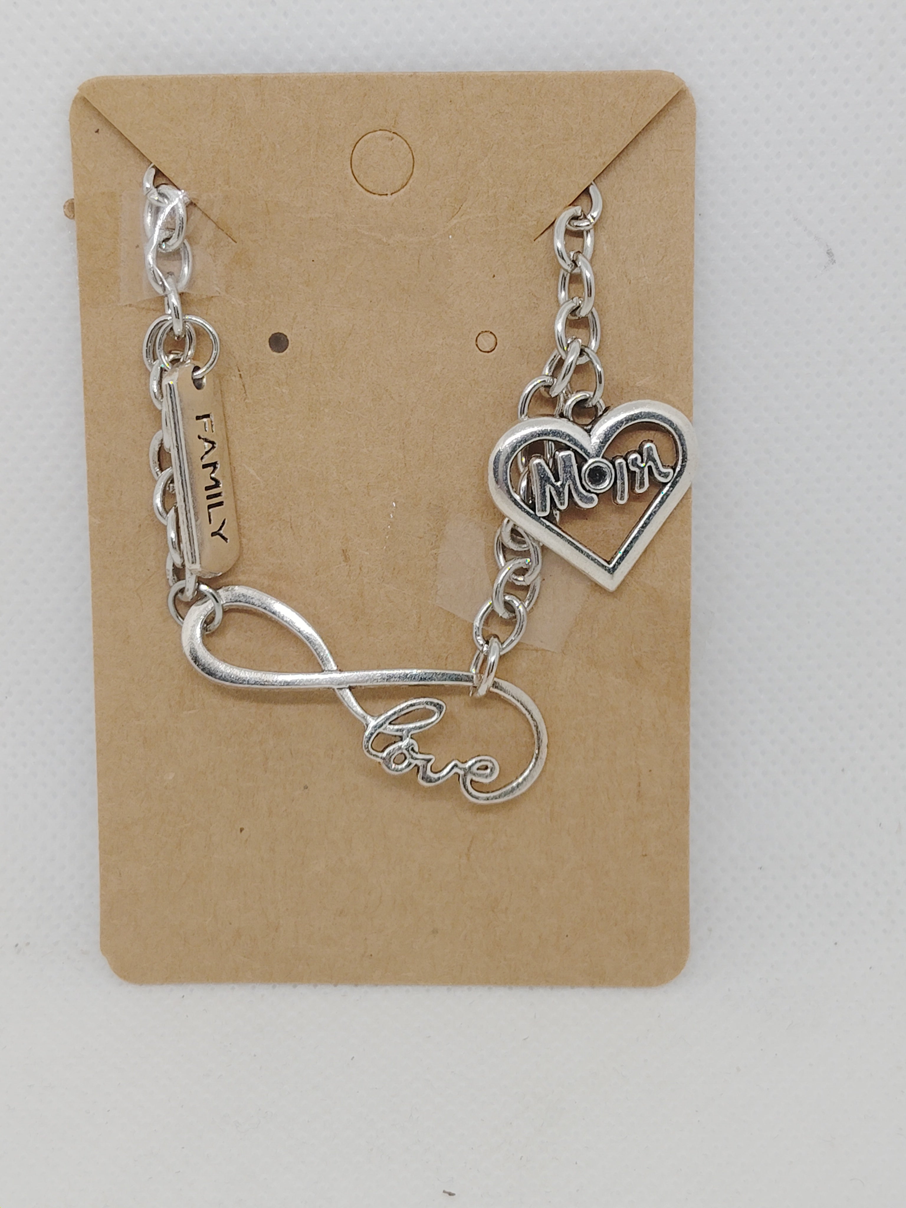 Infinity Love Mom Family Bracelet