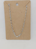 Silver Chain Bracelet and Necklace Set for Everyday Wear