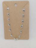 Silver Heart Link Bracelet