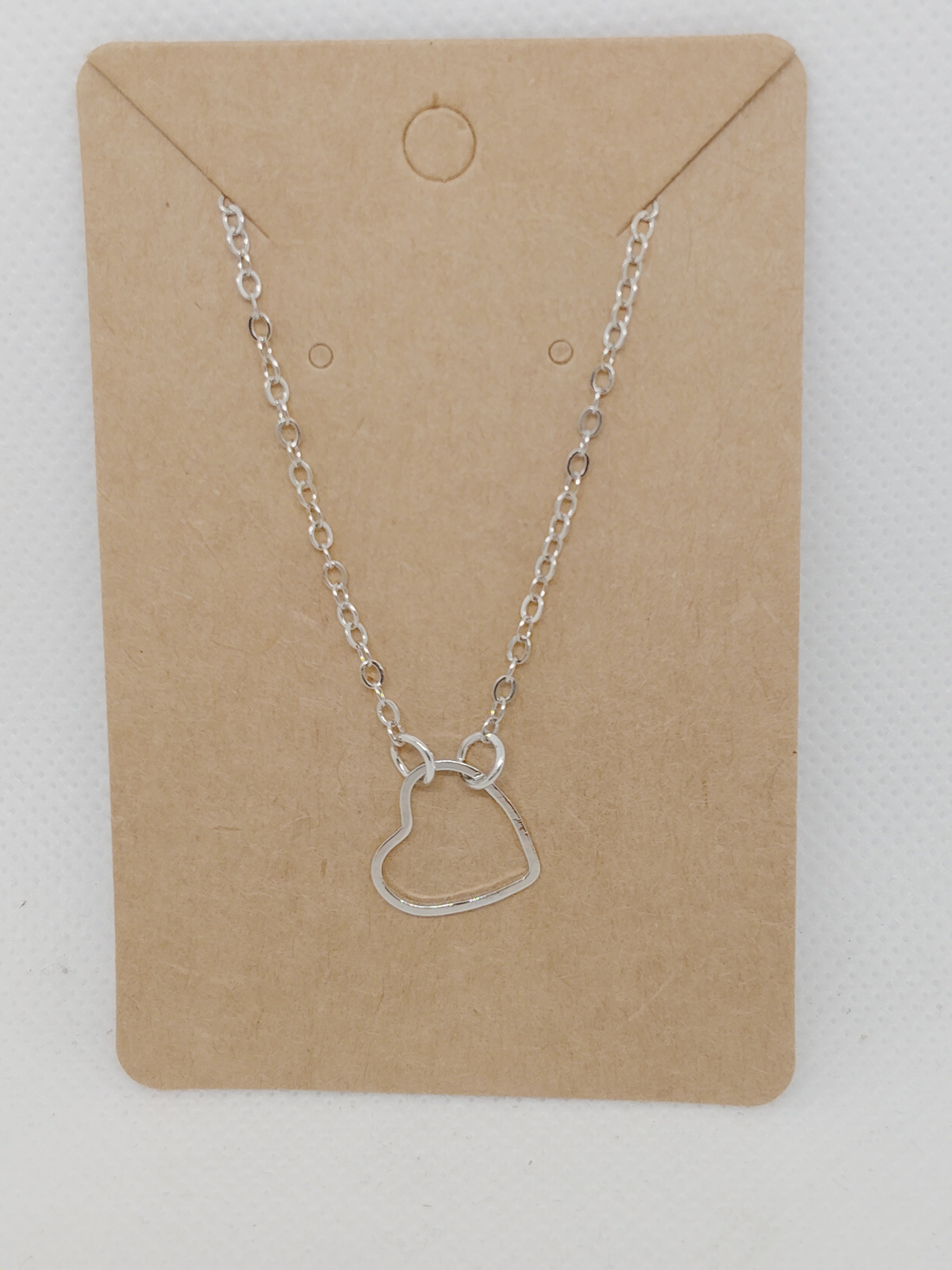 Silver Heart Chain Bracelet