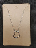 Elegant Silver Heart Pendant bracelet – Minimalist Design