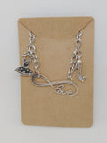Silver Infinity "Love" Bracelet with Dress and Shoe Charms