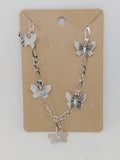 Silver-Tone Butterfly Charm Bracelet
