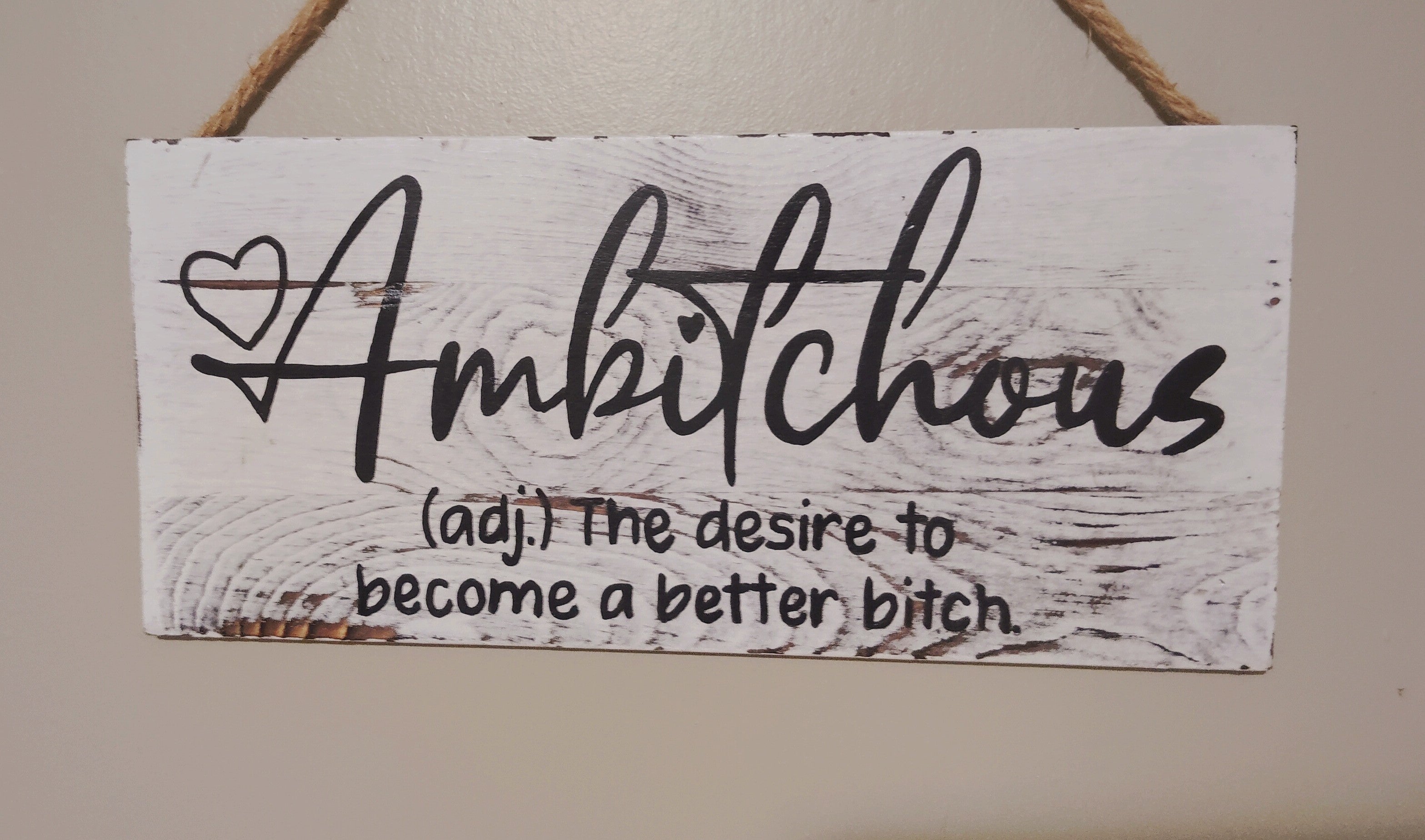 Ambitchous Sign